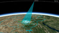 Illustration: Lynk Global satellite coverage footprint for Mongolia demostration