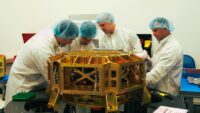 Sherpa orbital transfer vehicle in clean room