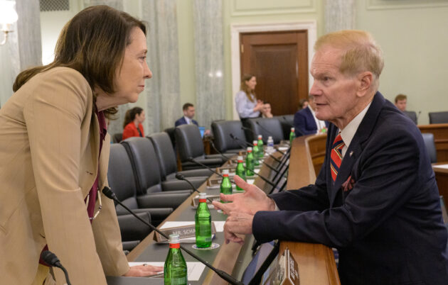 Sen. Maria Cantwell and NASA Administrator Bill Nelson