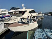 Arc One electric boat at Carillon Point dock