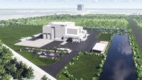 Illustration: Amazon Project Kuiper satellite processing facility