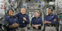 Axiom Space crew on International Space Station